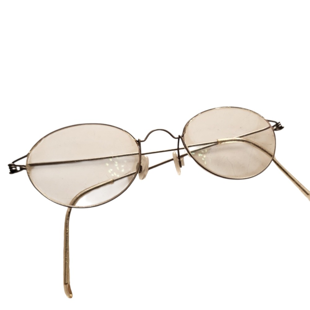 Lindberg Air Titanium Persus Gold Oval Eyeglasses Frames Denmark 47-21-145